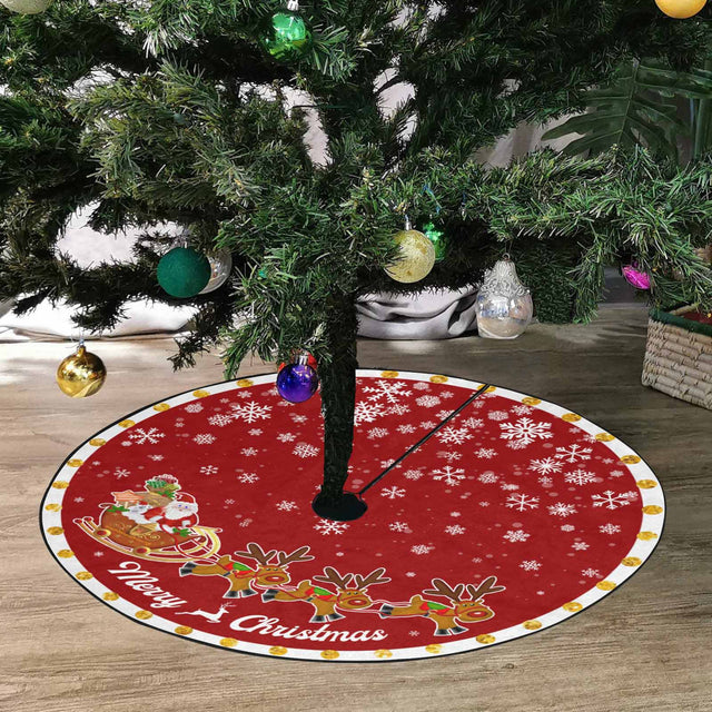 Christmas Tree Skirt, Decoration For Christmas Tree, Santa Claus