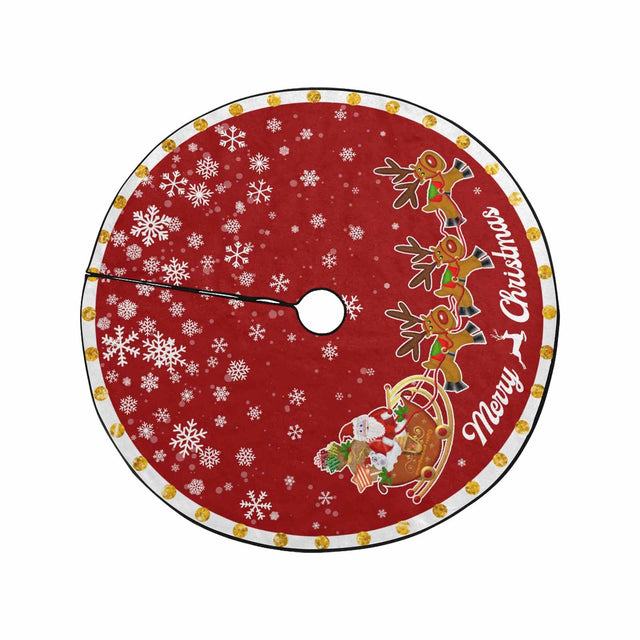 Christmas Tree Skirt, Decoration For Christmas Tree, Santa Claus