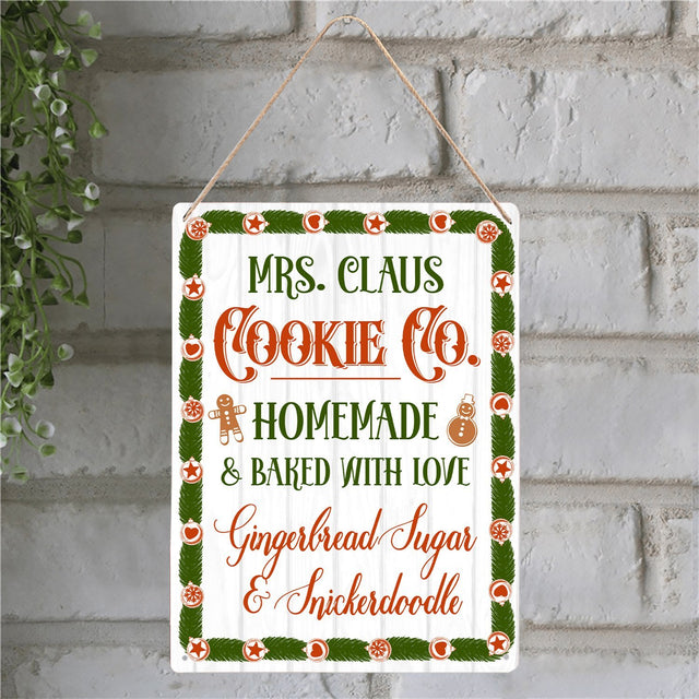 Cookie Co Sign, Homemade Baked With Love