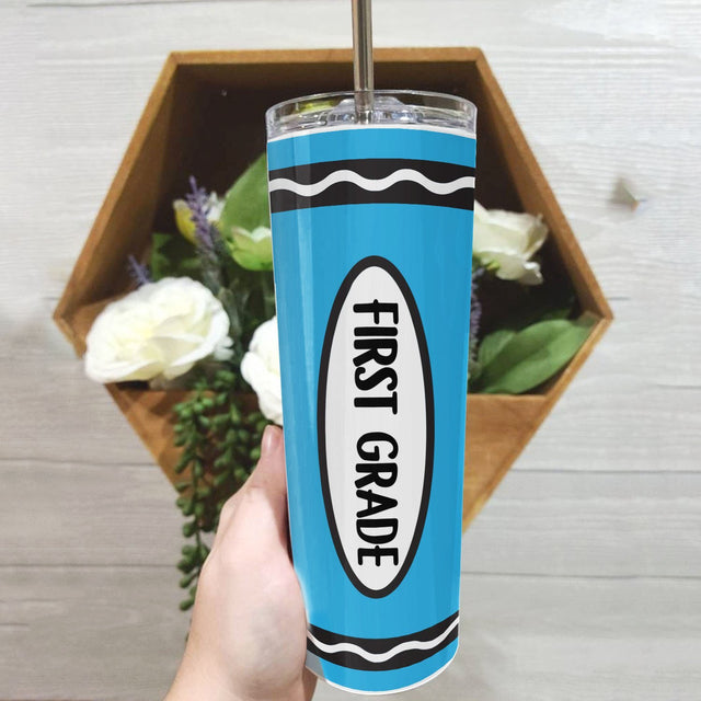Crayon Tumbler, Custom Name