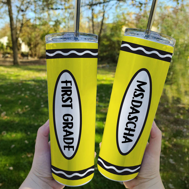 Crayon Tumbler, Custom Name