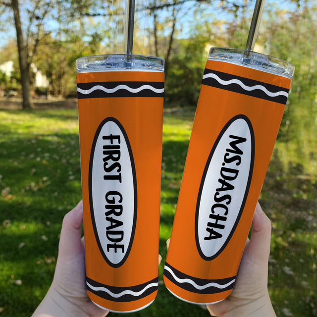 Crayon Tumbler, Custom Name