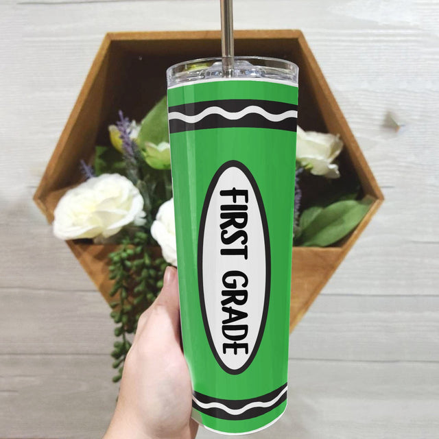 Crayon Tumbler, Custom Name