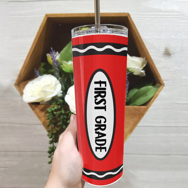 Crayon Tumbler, Custom Name