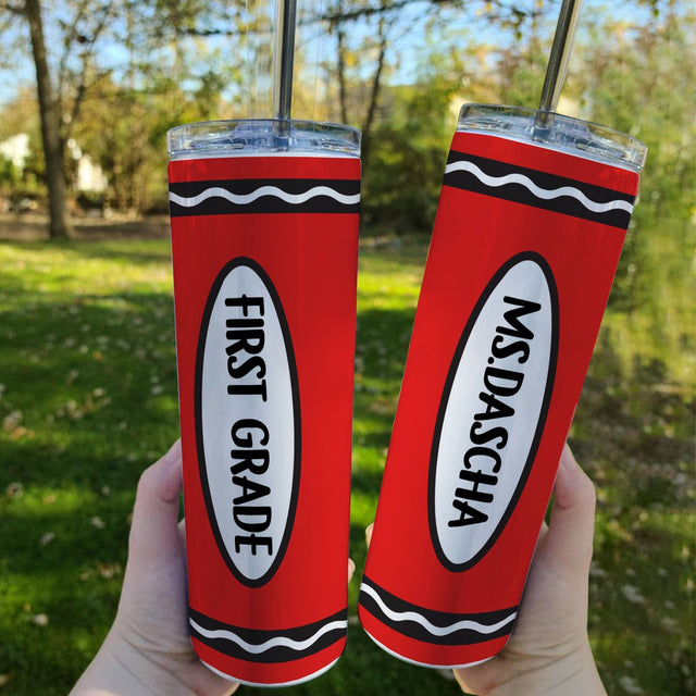 Crayon Tumbler, Custom Name