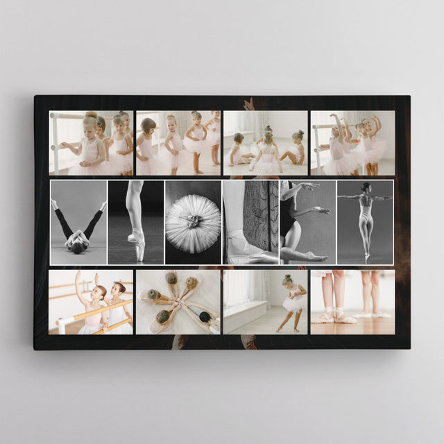 Custom Ballet Name Art And Upload Photo, Canvas Wall Art