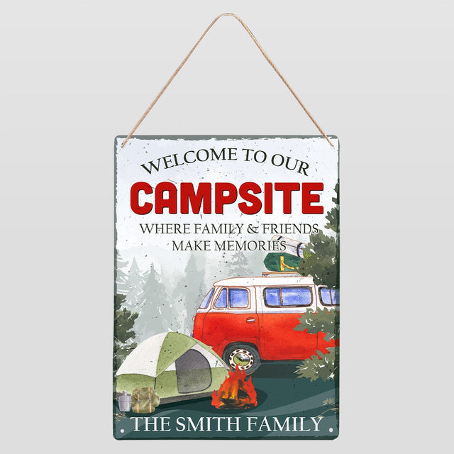Custom Camp Sign, Where Family And Friends Make Memories