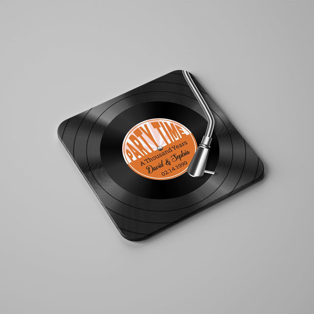 Custom Coasters, LP Player, Stone Coasters Set Of 4