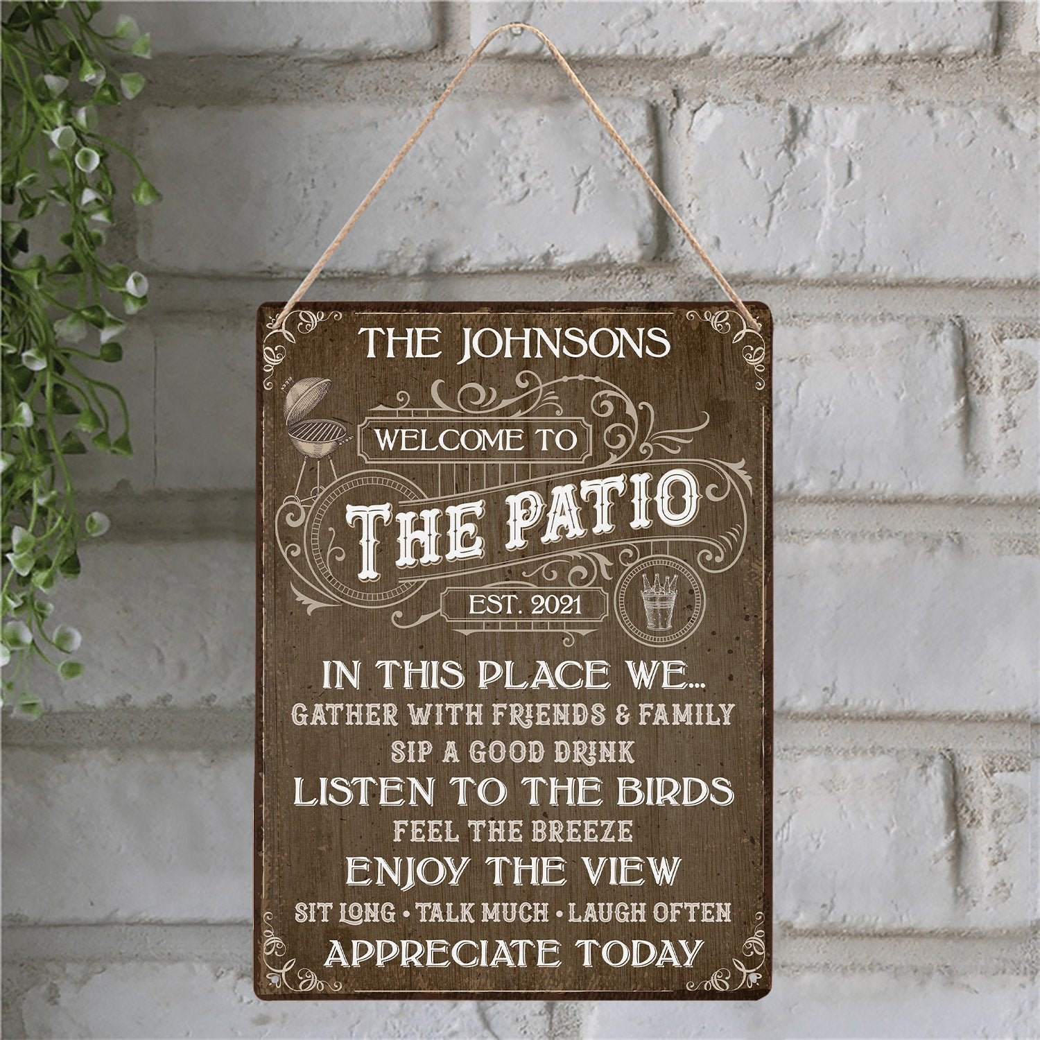 Custom Hunting Camp Sign, Bad Jokes And Half Truths Tolerated