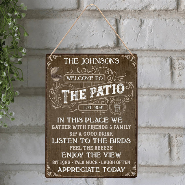 Custom Hunting Camp Sign, Bad Jokes And Half Truths Tolerated