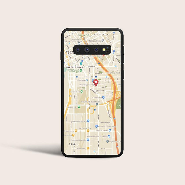 Custom Map Print Phone Case