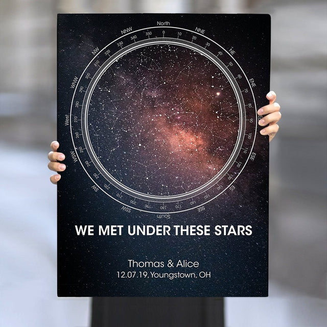 Custom Night Sky And Text Galaxy Background