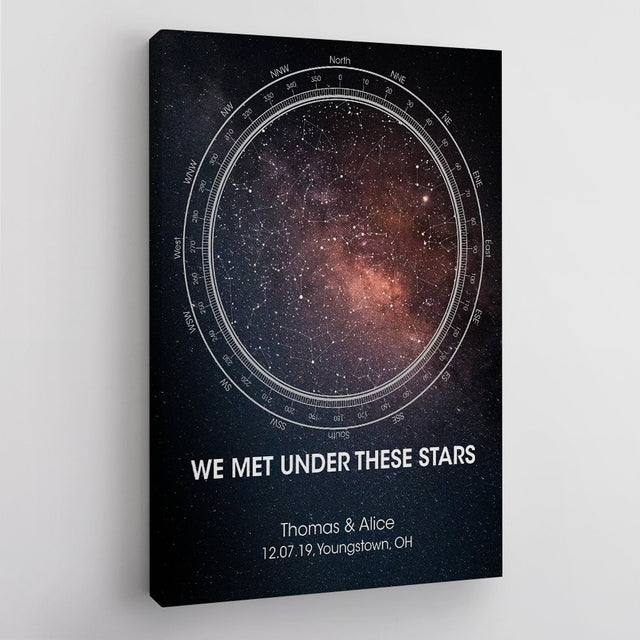 Custom Night Sky And Text Galaxy Background