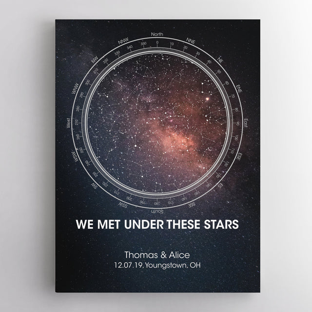 Custom Night Sky And Text Galaxy Background