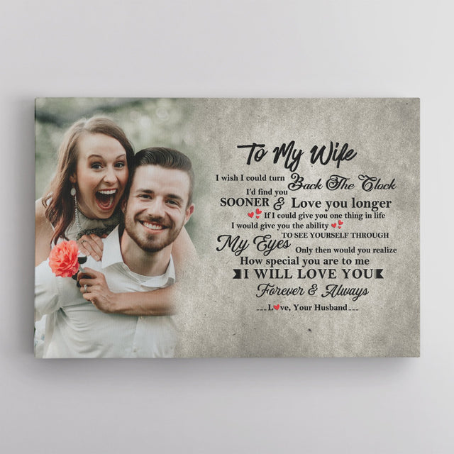 Custom Photo, Gift For Wife, Canvas Wall Art