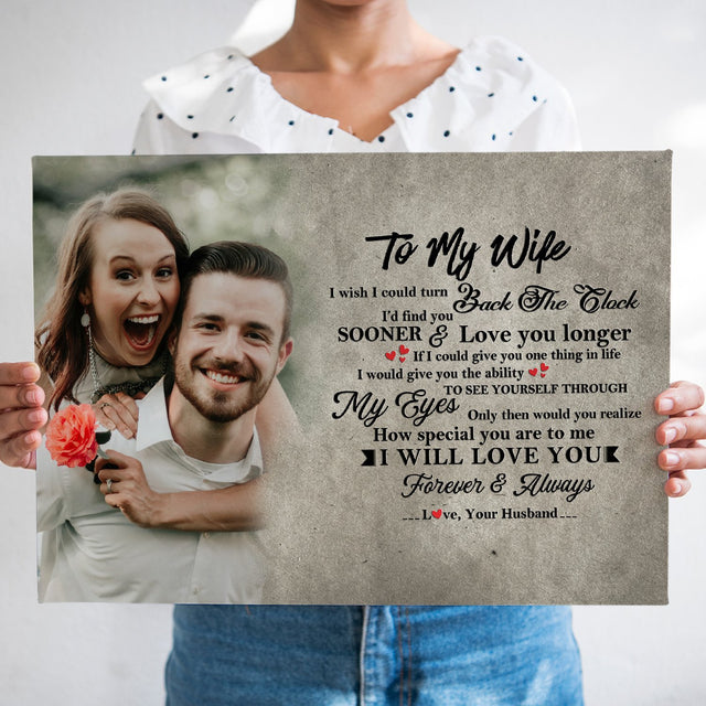 Custom Photo, Gift For Wife, Canvas Wall Art