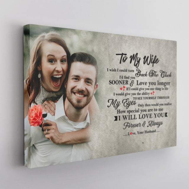 Custom Photo, Gift For Wife, Canvas Wall Art