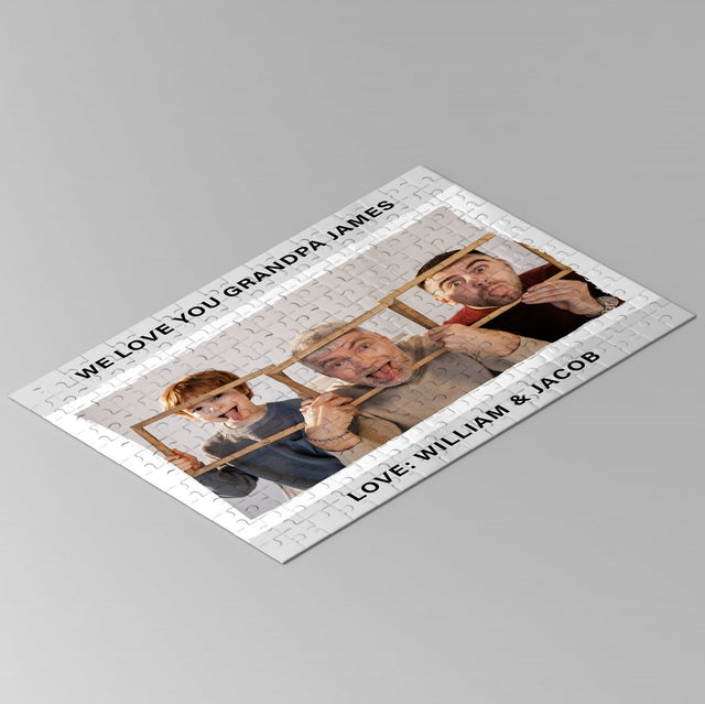 Custom Photo, Personalized Name And Text Jigsaw Puzzles