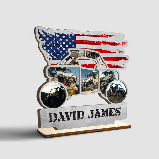 Custom Photo, Wooden Plaque 3 Layers, Jeep Shape