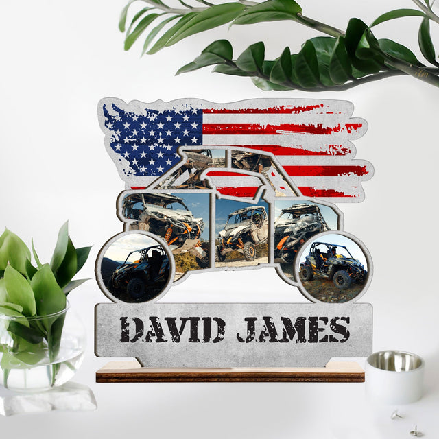 Custom Photo, Wooden Plaque 3 Layers, Jeep Shape