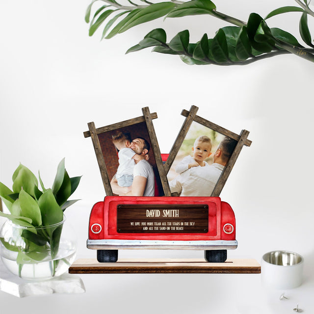 Custom Photo, Wooden Plaque 3 Layers, Personalized Name And Text
