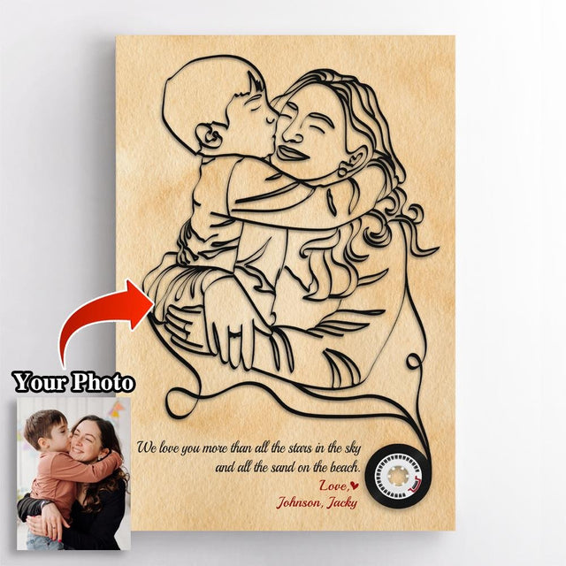 Custom Portrait From Photo Canvas Wall Art