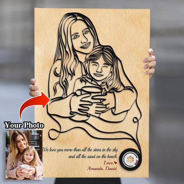 Custom Portrait From Photo Canvas Wall Art