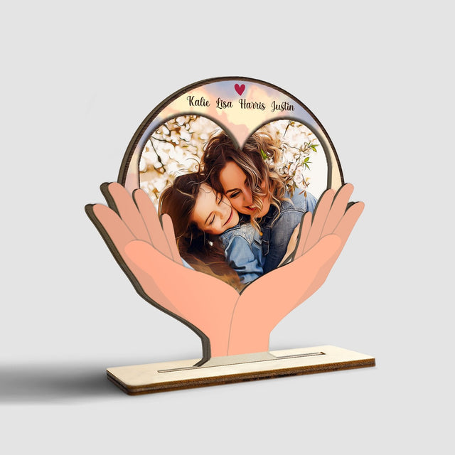 Custom Portrait From Photo, Cartoon Style, Wooden Plaque 3 Layers