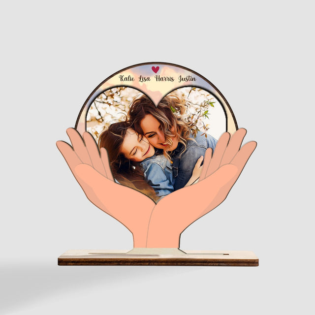 Custom Portrait From Photo, Cartoon Style, Wooden Plaque 3 Layers