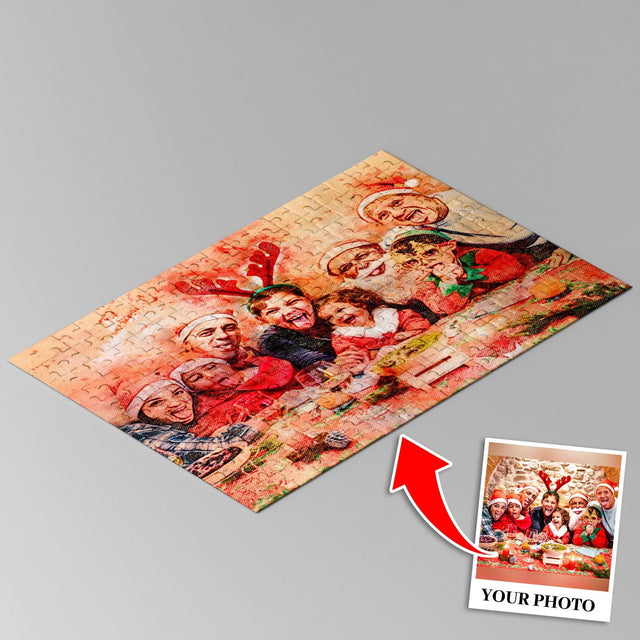 Custom Portrait From Photo, Jigsaw Puzzles