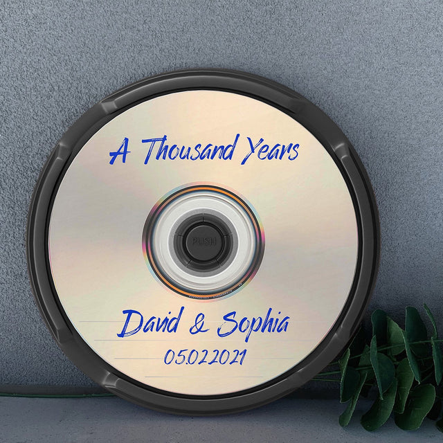 Custom Round Sign, Personalized Name And Text, CD-ROM