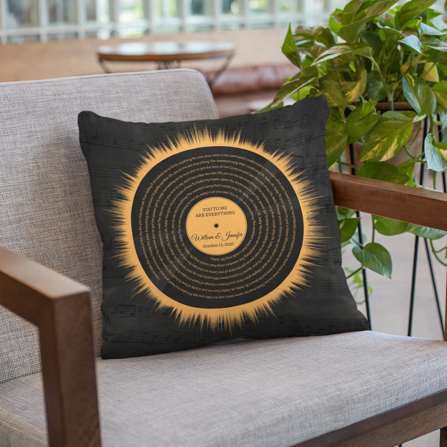 Vinyl 2024 throw pillows