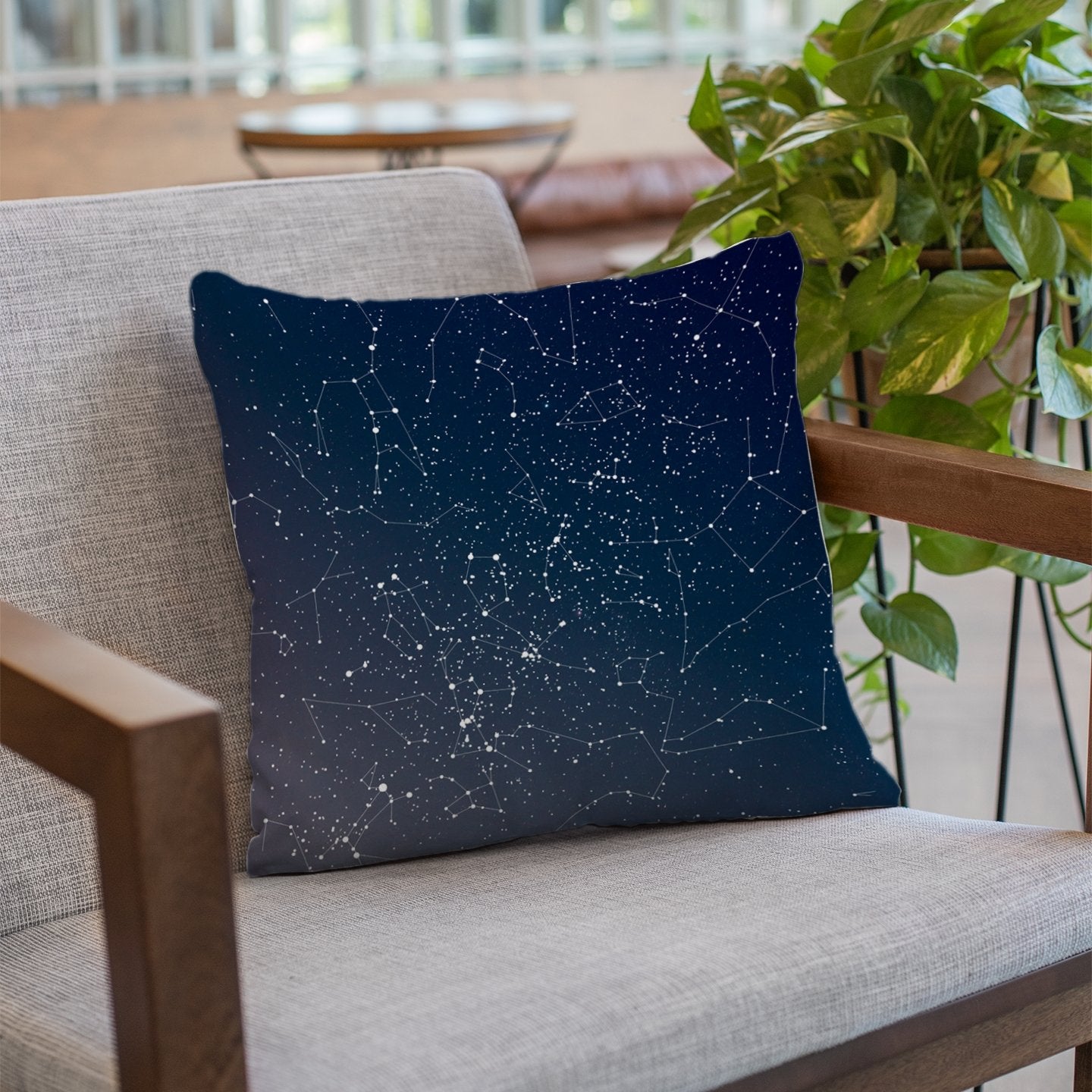 Custom Star Map By Date And Location Pillow