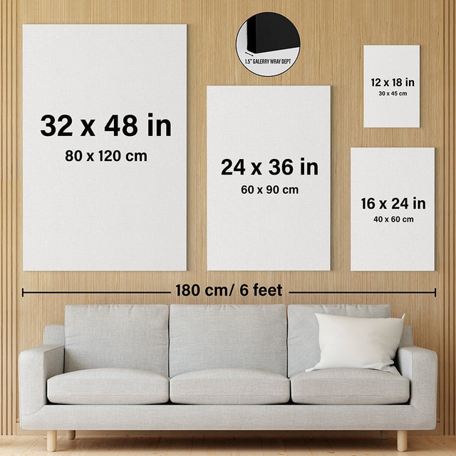 Custom Street Sign, Personalized Name And Text, Canvas Wall Art