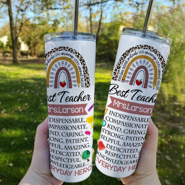 Custom Teacher Tumbler