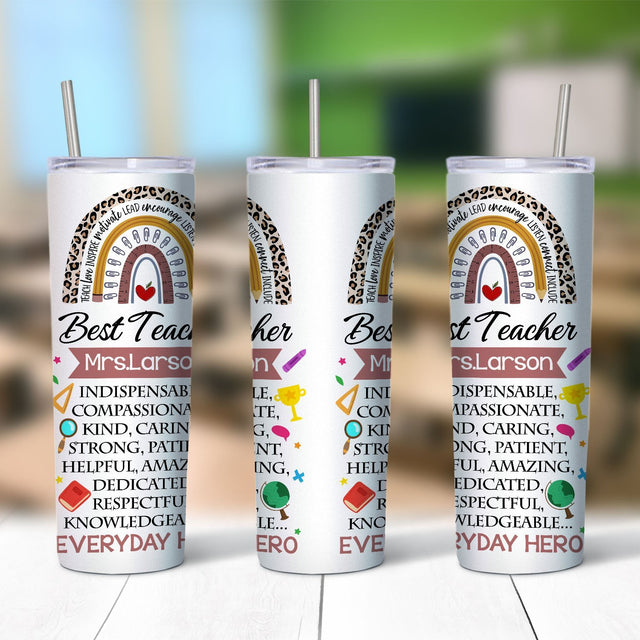 Custom Teacher Tumbler