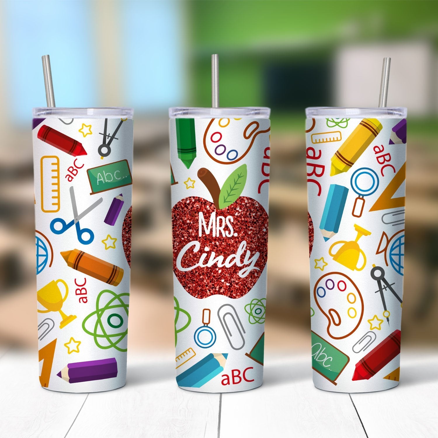 Sublimation Tumbler Wrap - Teacher Ingredients