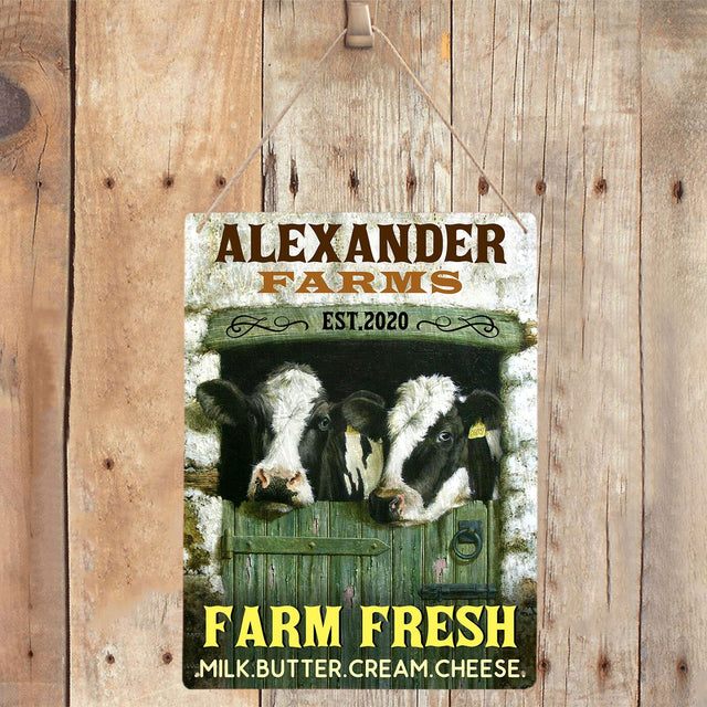 Customized Farm Sign, Farm Fresh