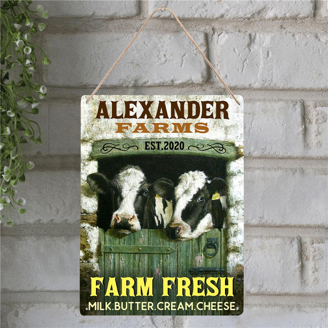 Customized Farm Sign, Farm Fresh