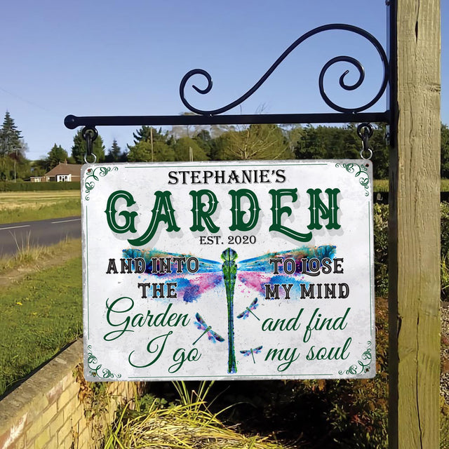 Customized Garden Sign, Mind And Soul