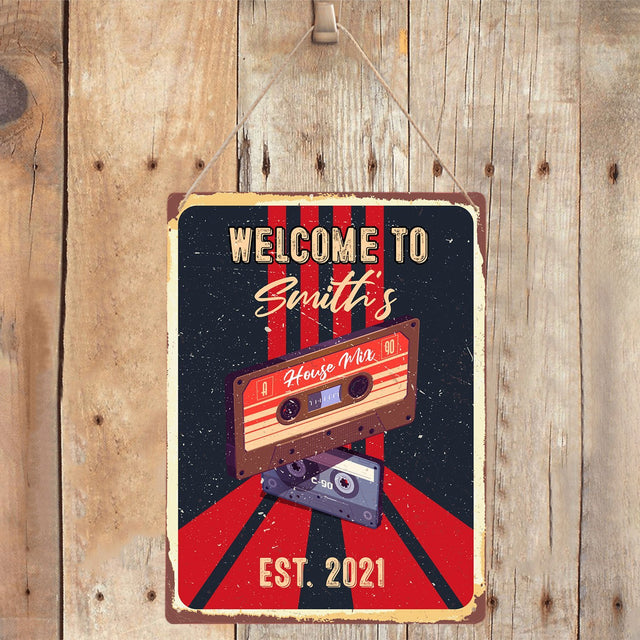 Customized House Sign, Personalized Family Name