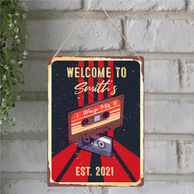 Customized House Sign, Personalized Family Name