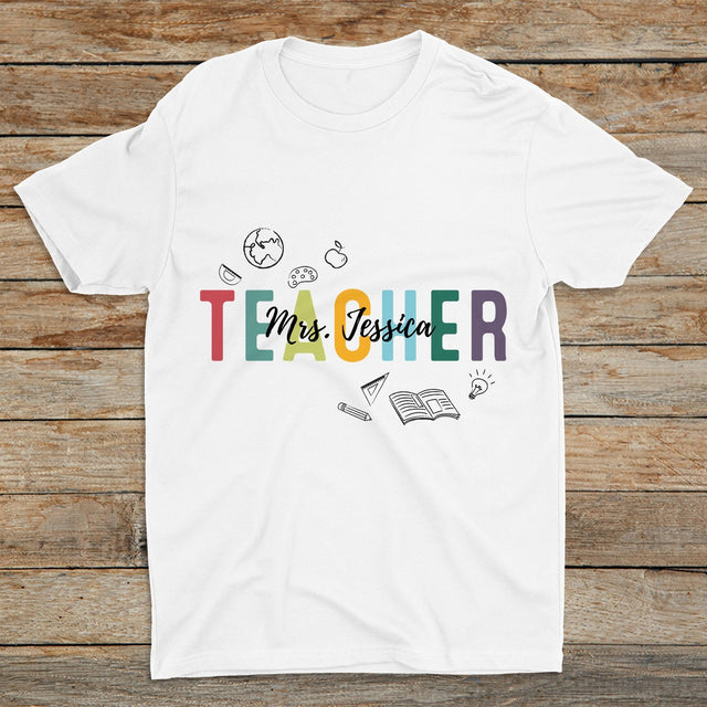 Customized Name Teacher Shirt