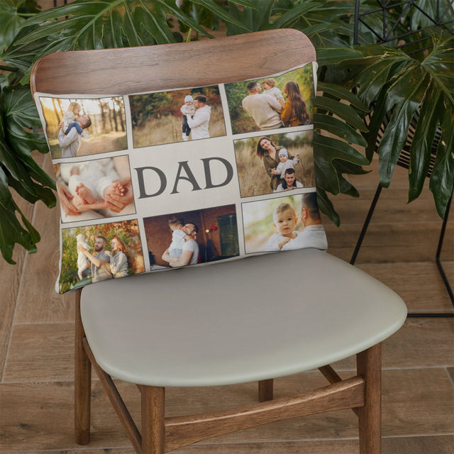 Dad, Custom Photo Pillow