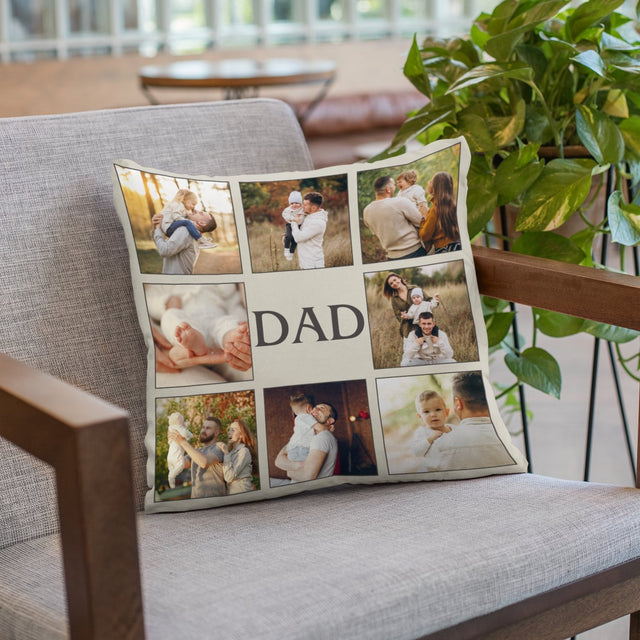 Dad, Custom Photo Pillow