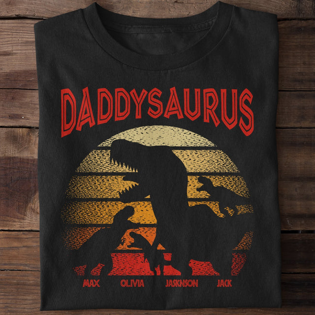 Daddysaurus Personalized Shirt