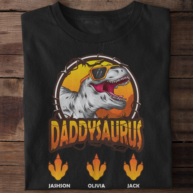 Daddysaurus Personalized Shirt