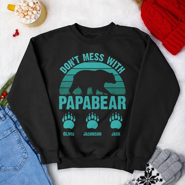 Don't Mess With Papa Bear Personalized Shirt