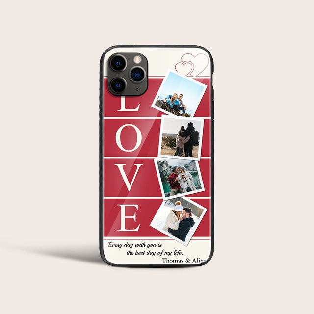 Every Day With You Is The Best Day Of My Life Custom Photo Collage Phone Case