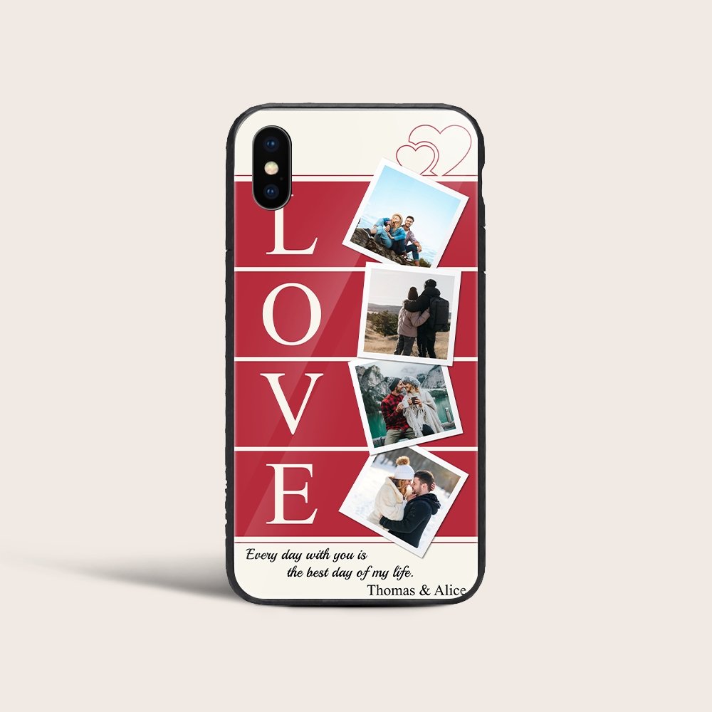 Every Day With You Is The Best Day Of My Life Custom Photo Collage Phone Case